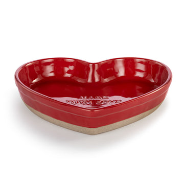 Made with Love Heart Baking Dish